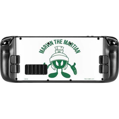 Looney Tunes Marvin the Martian Big Head Steam Deck Handheld Gaming Computer Skin